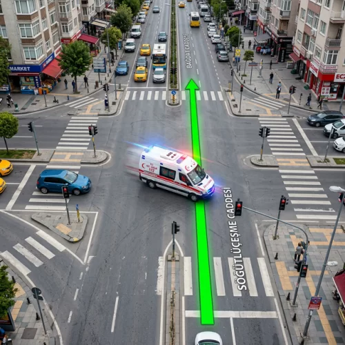 Kontrolsüz Kavşak Sağdan Gelen Kuralı